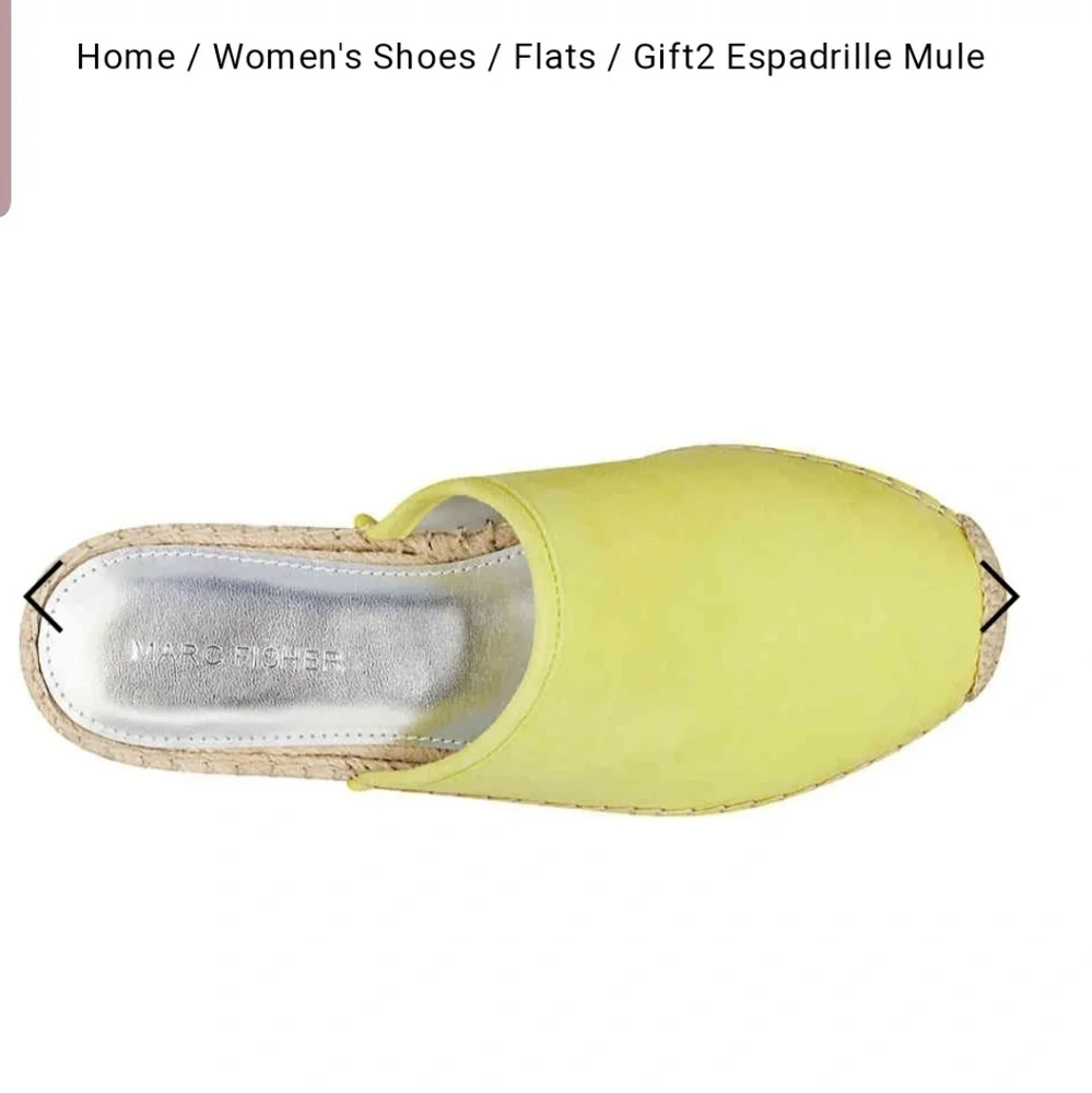 New‎ Marc Fisher gift2 leather espadrilles